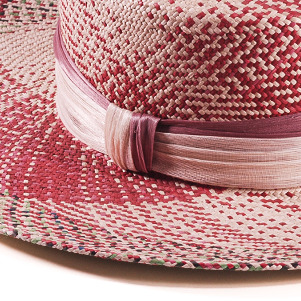 Batterson Straw Flat Brim Hat