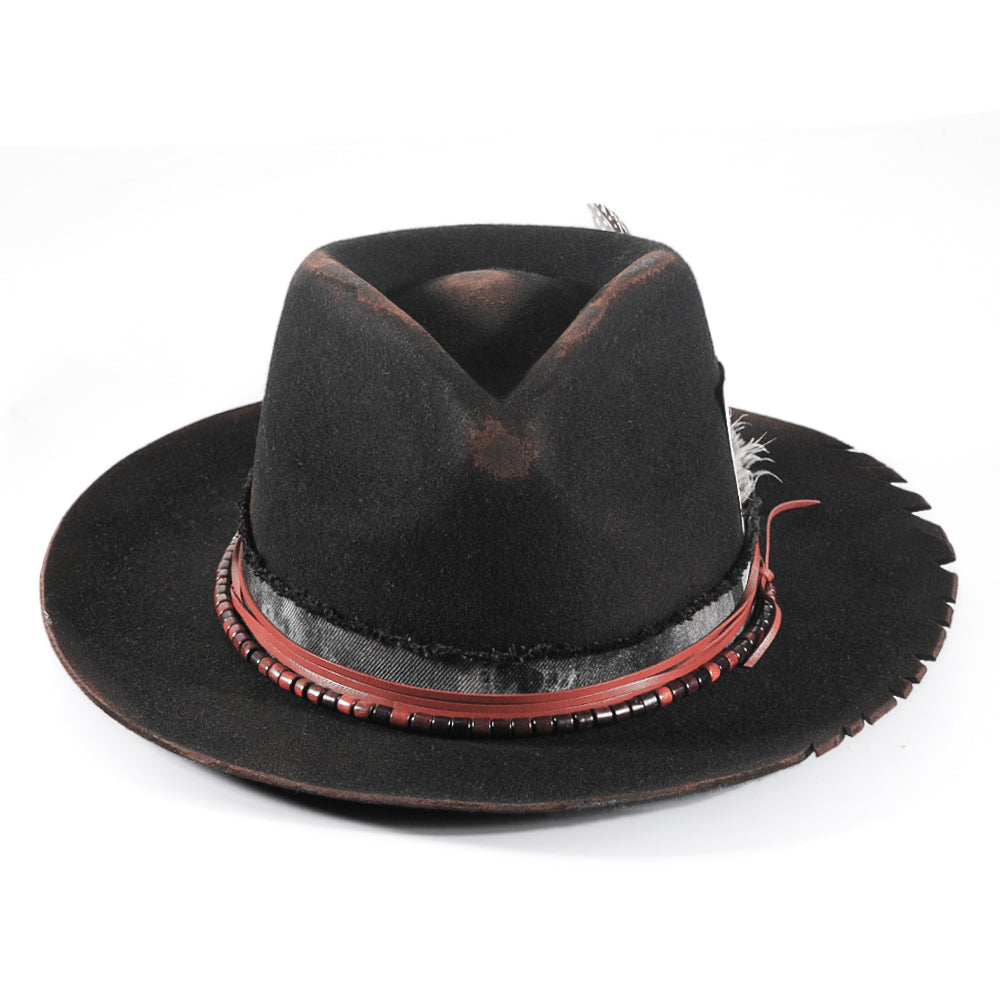 Vintage Fedora Felt(Includes All The Accessories)