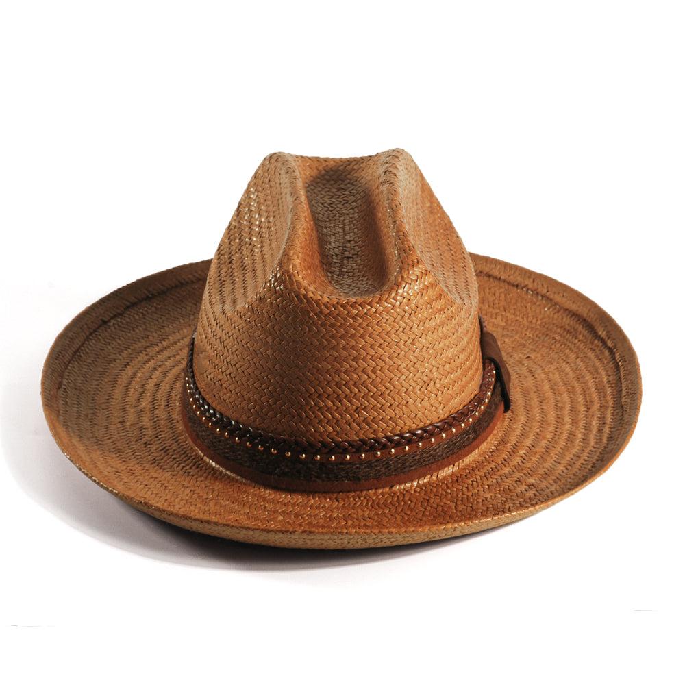 Miller Ranch Fedora Hat - Patriotic Straw