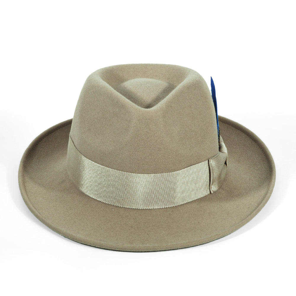 Fedora Felt-Grayish Green