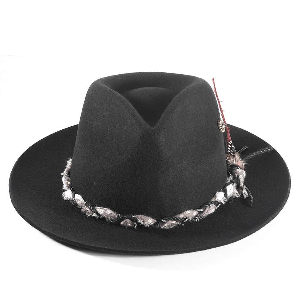 Vintage Fedora Felt(Includes All The Accessories)