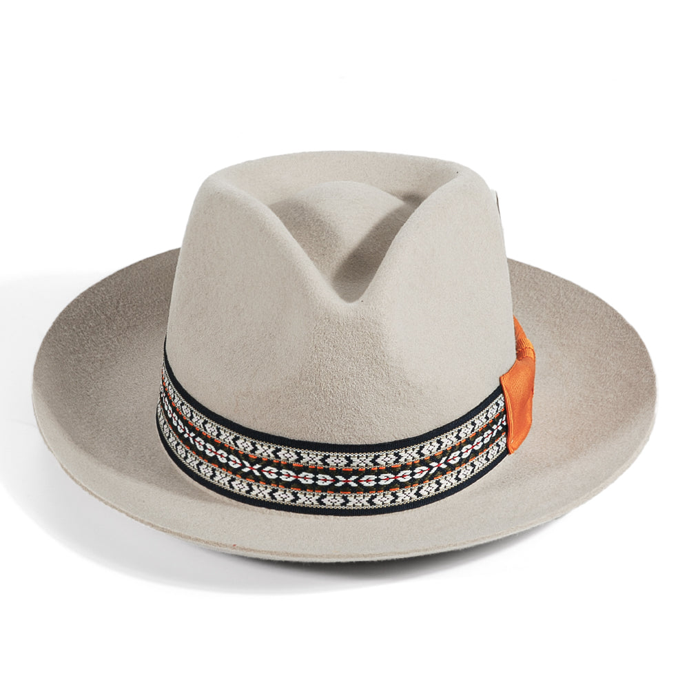 Fedora Hat-Gray(Includes All The Accessories)