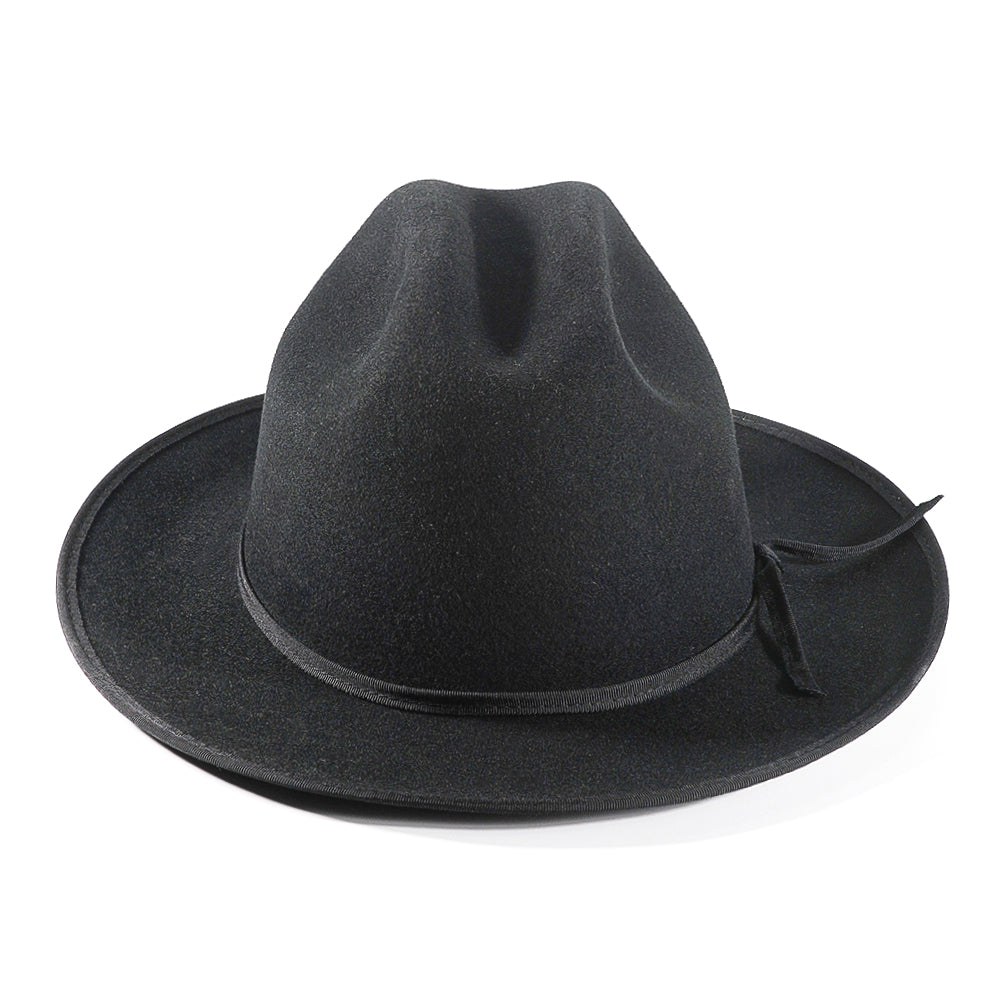 Open Road Felt Hat-Black