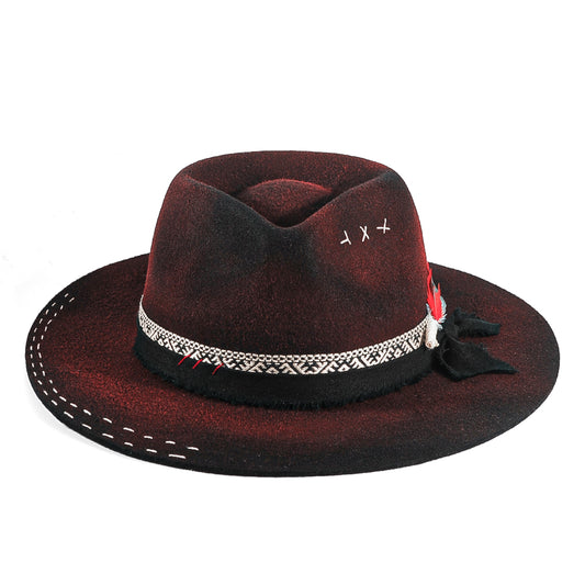 Cool Vintage Fedora Felt(Includes All The Accessories)