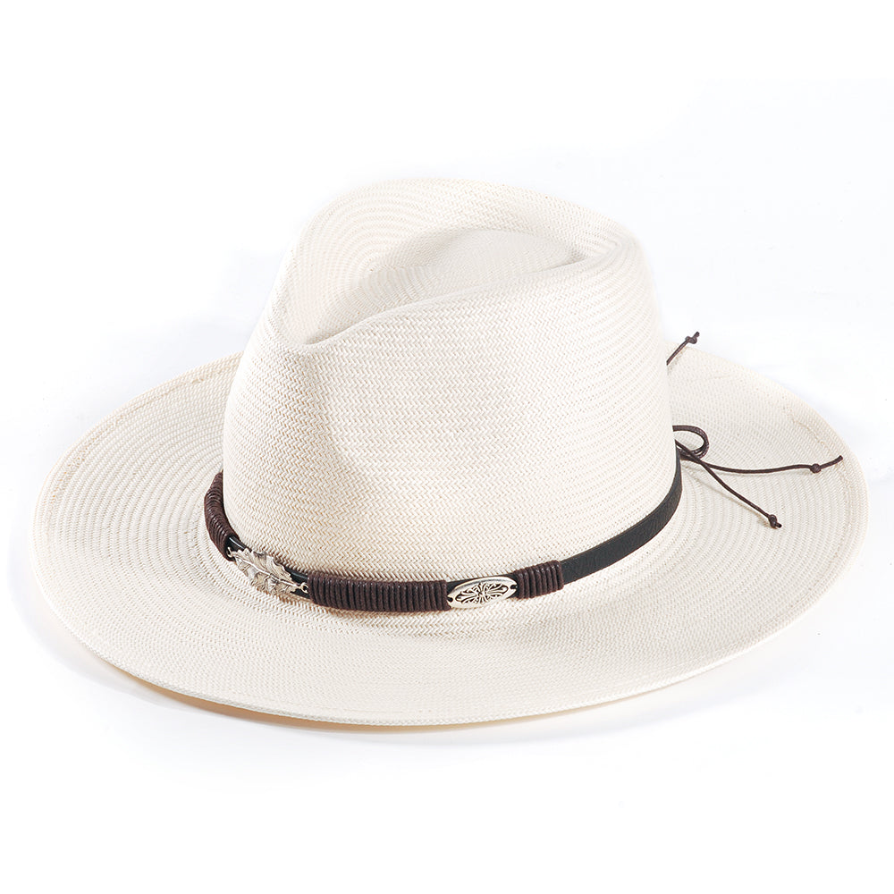 Handcrafted Panama Straw Hat-White