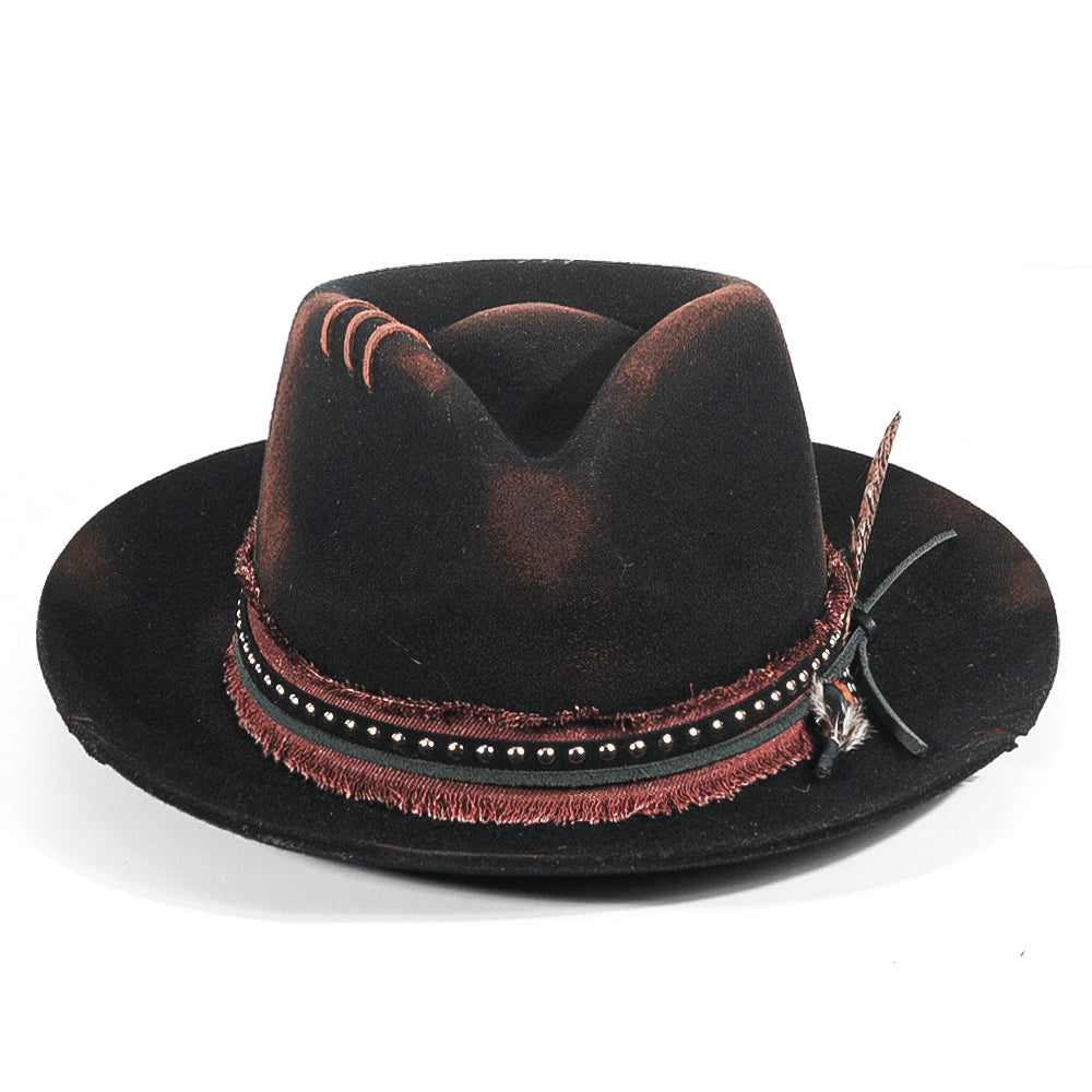 Vintage Fedora Felt(Includes All The Accessories)