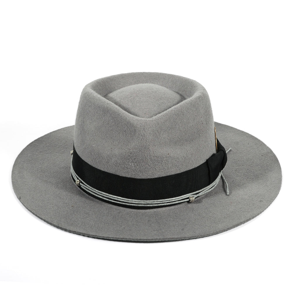 Fedora Felt Hat-Gray