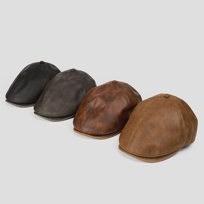 Vintage Leathers Flat Cap