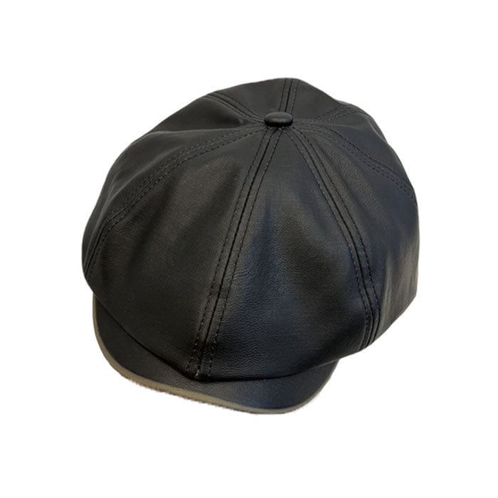 Washed Leathers Eight Piece Cap