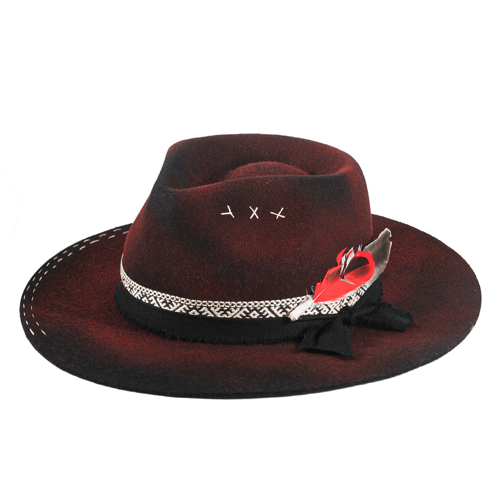 Cool Vintage Fedora Felt(Includes All The Accessories)