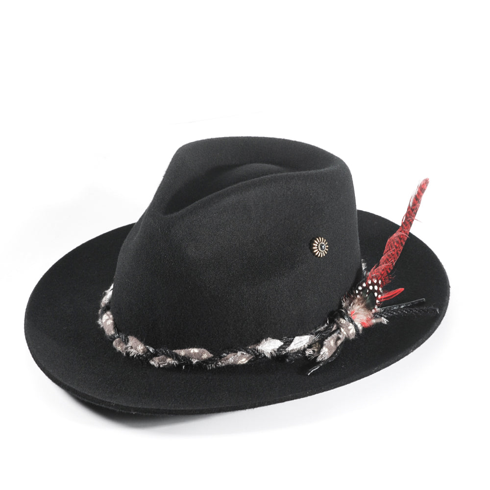 Vintage Fedora Felt(Includes All The Accessories)