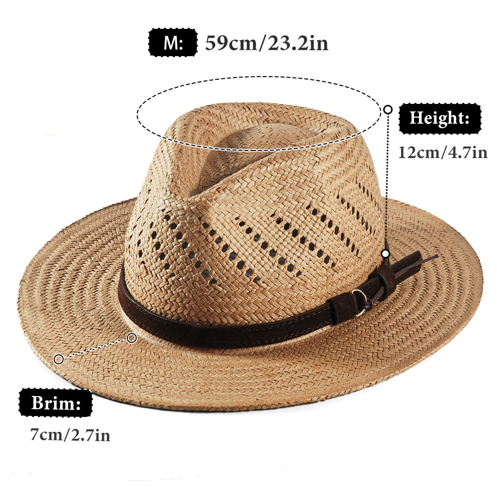 Fedora Straw Hat