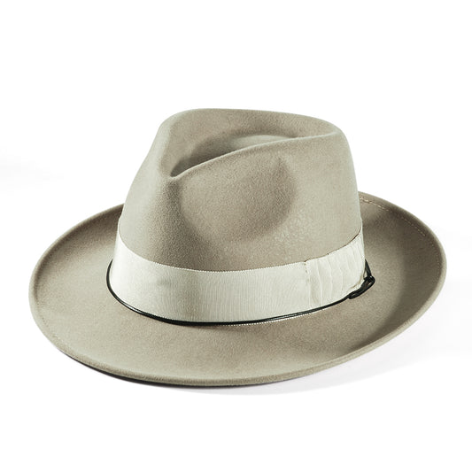 Western Fodora Felt Hat-Green