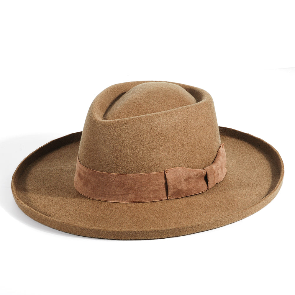 Fedora Felt-Khaki