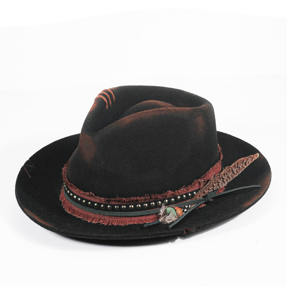 Vintage Fedora Felt(Includes All The Accessories)