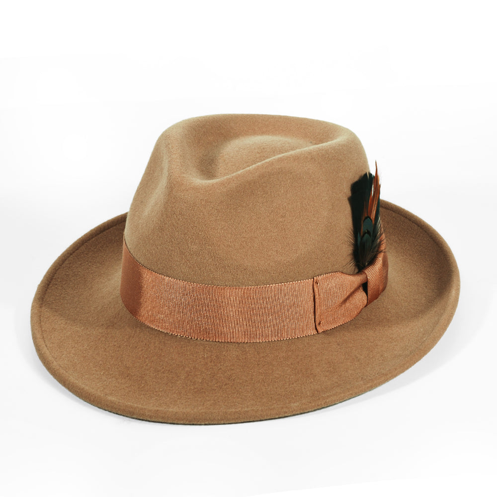 Fedora Felt-Khaki