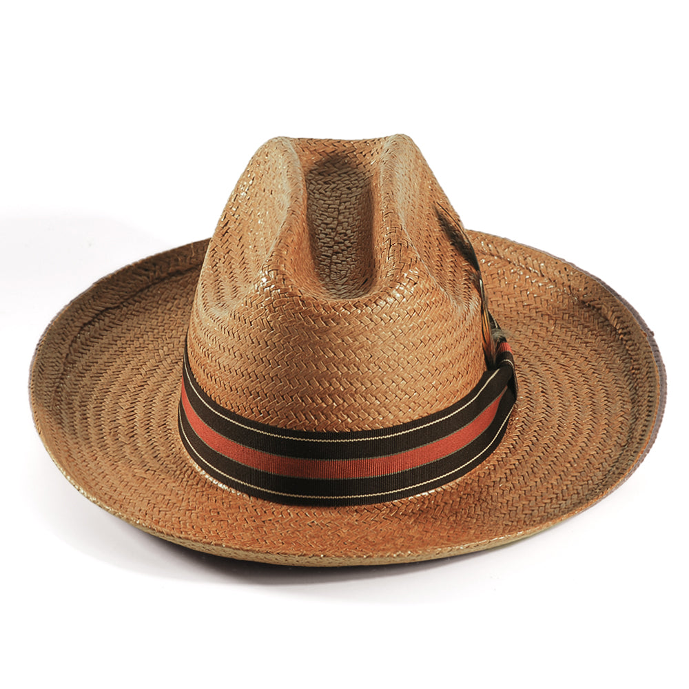 Miller Ranch Fedora Hat - Patriotic Straw(Includes All The Accessories)