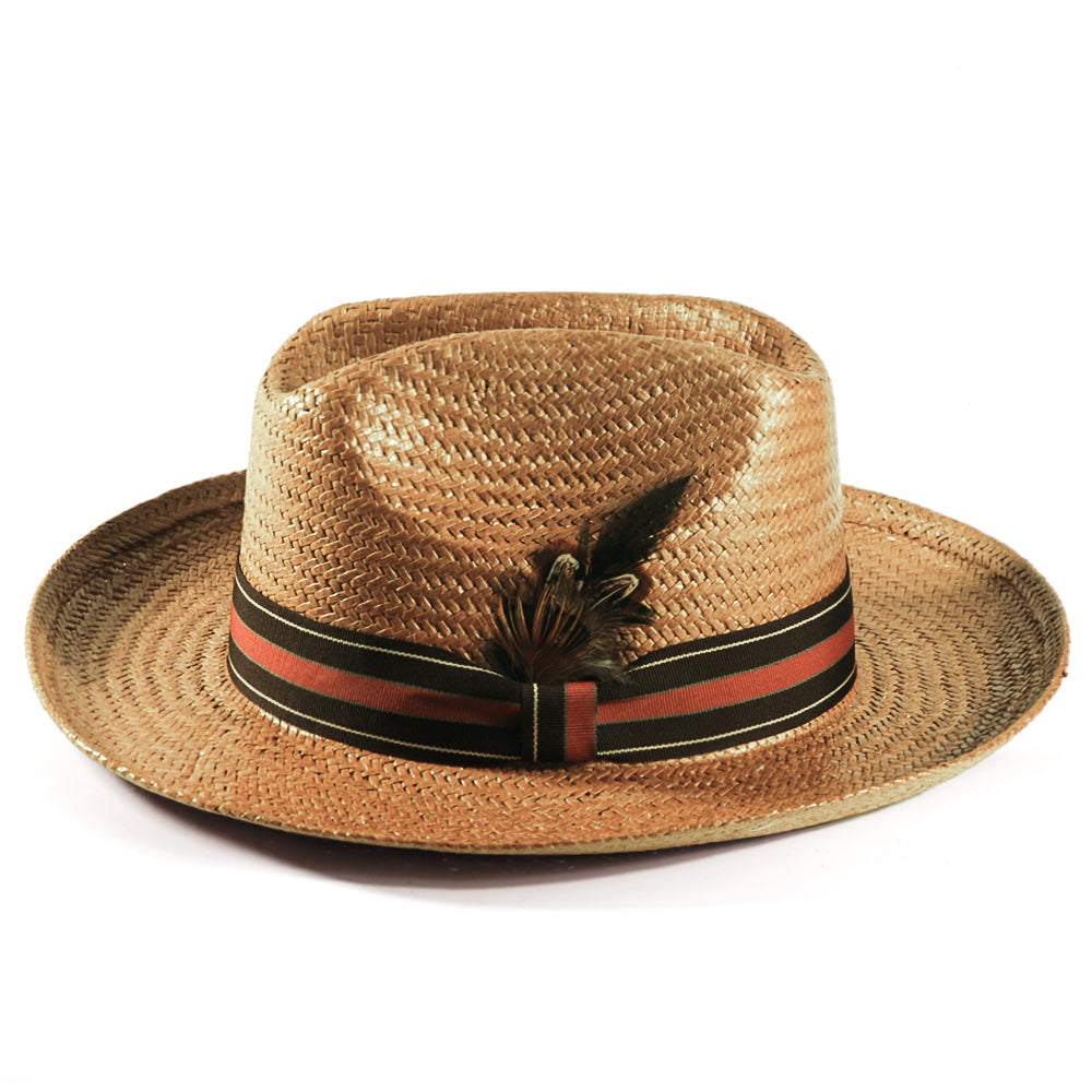 Miller Ranch Fedora Hat - Patriotic Straw(Includes All The Accessories)