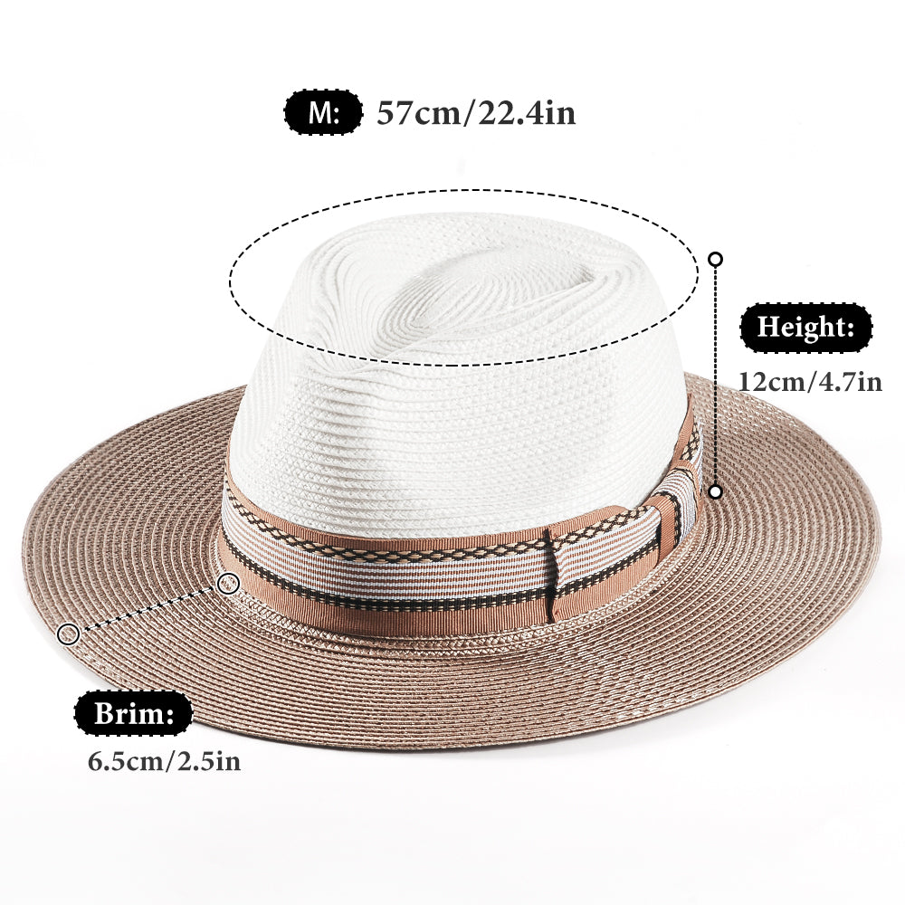 Fedora Straw Hat