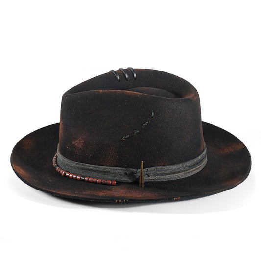 Vintage Fedora Felt(Includes All The Accessories)