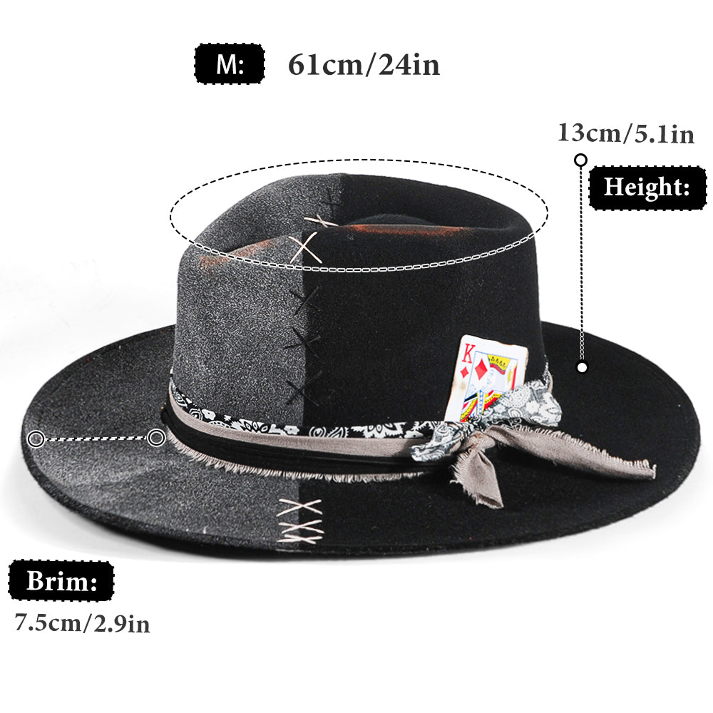 Cool Vintage Fedora Felt(Includes All The Accessories)