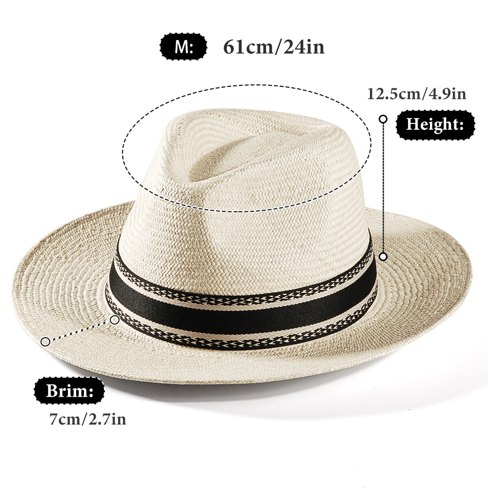 Handcrafted Fedora Panama Hat