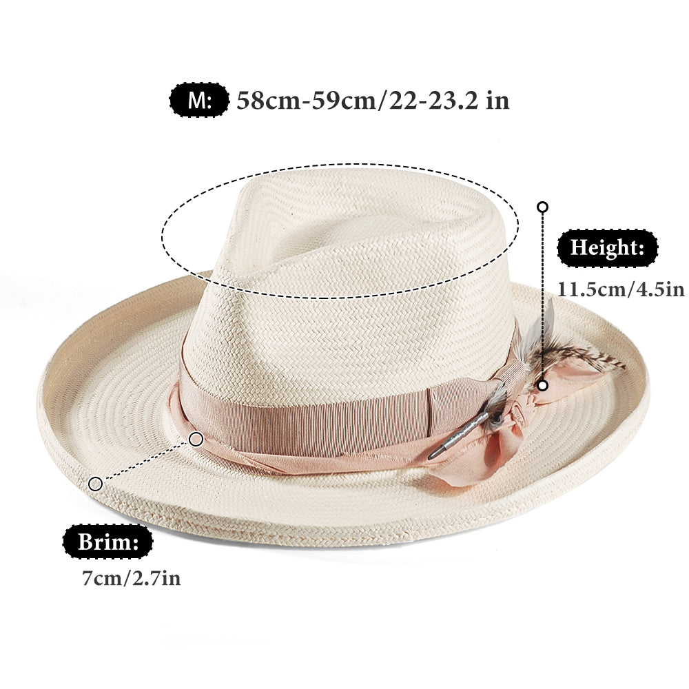 Fedora Straw Hat