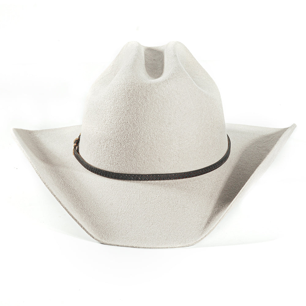 Western Cowboy Felt Hat-Gray