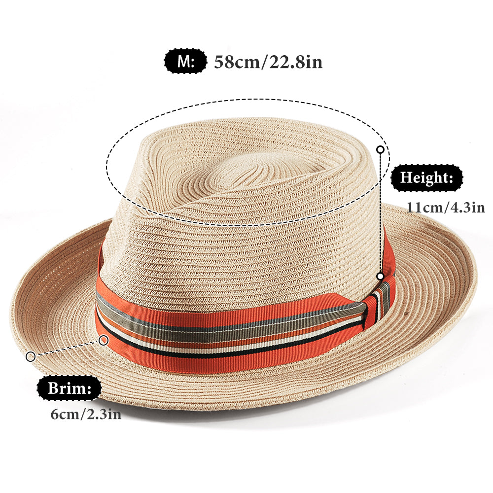 Braided Strap Straw Hat