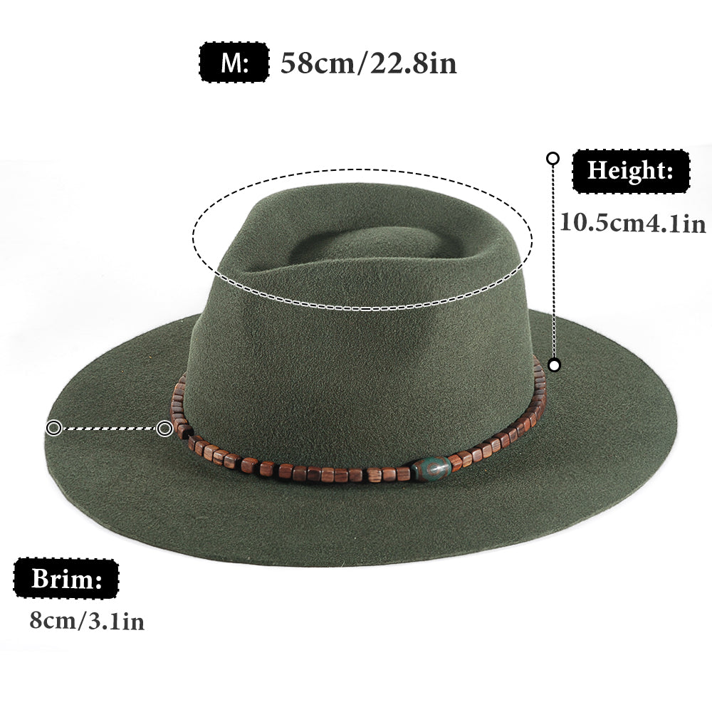 Vintage Fedora Felt(Includes All The Accessories)