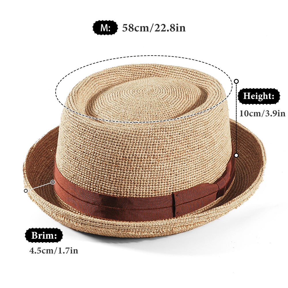 Rounded Straw Hat