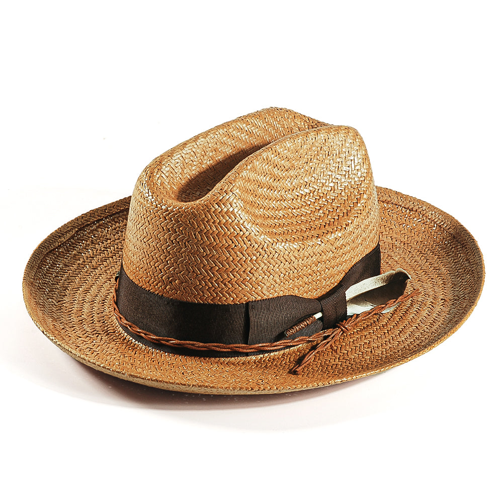 Miller Ranch Fedora Hat - Patriotic Straw(Includes All The Accessories)