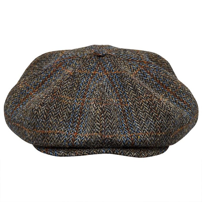 Peaky Blinders Genuine Scottish Harris Tweed 8 Panels Man Cap