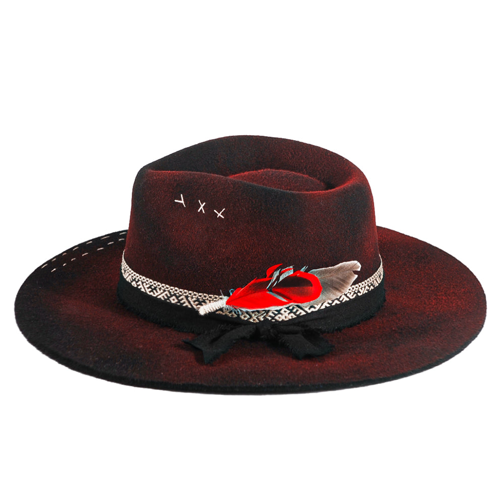 Cool Vintage Fedora Felt(Includes All The Accessories)