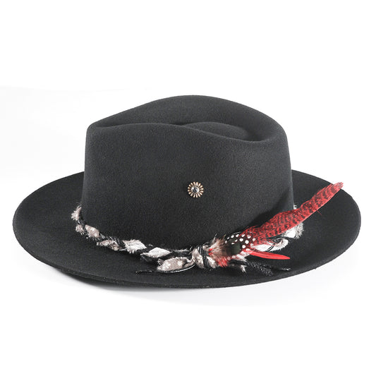 Vintage Fedora Felt(Includes All The Accessories)