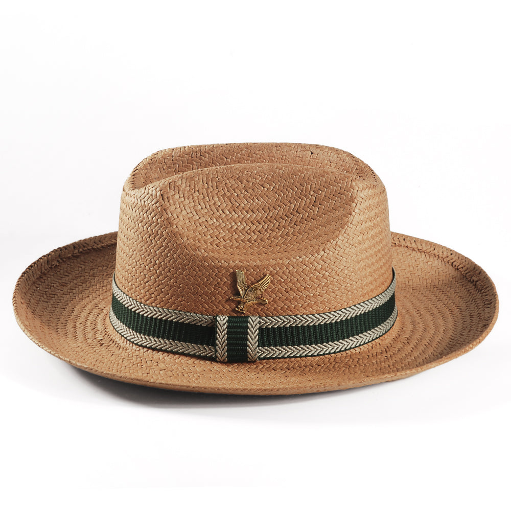 Straw Fedora Hat(Includes All The Accessories)