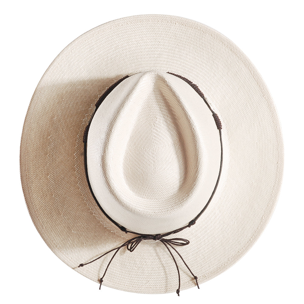 Handcrafted Panama Straw Hat-White