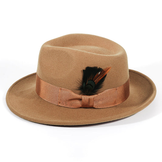 Fedora Felt-Khaki