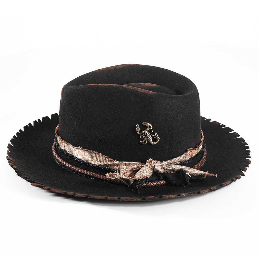 Vintage Fedora Felt(Includes All The Accessories)