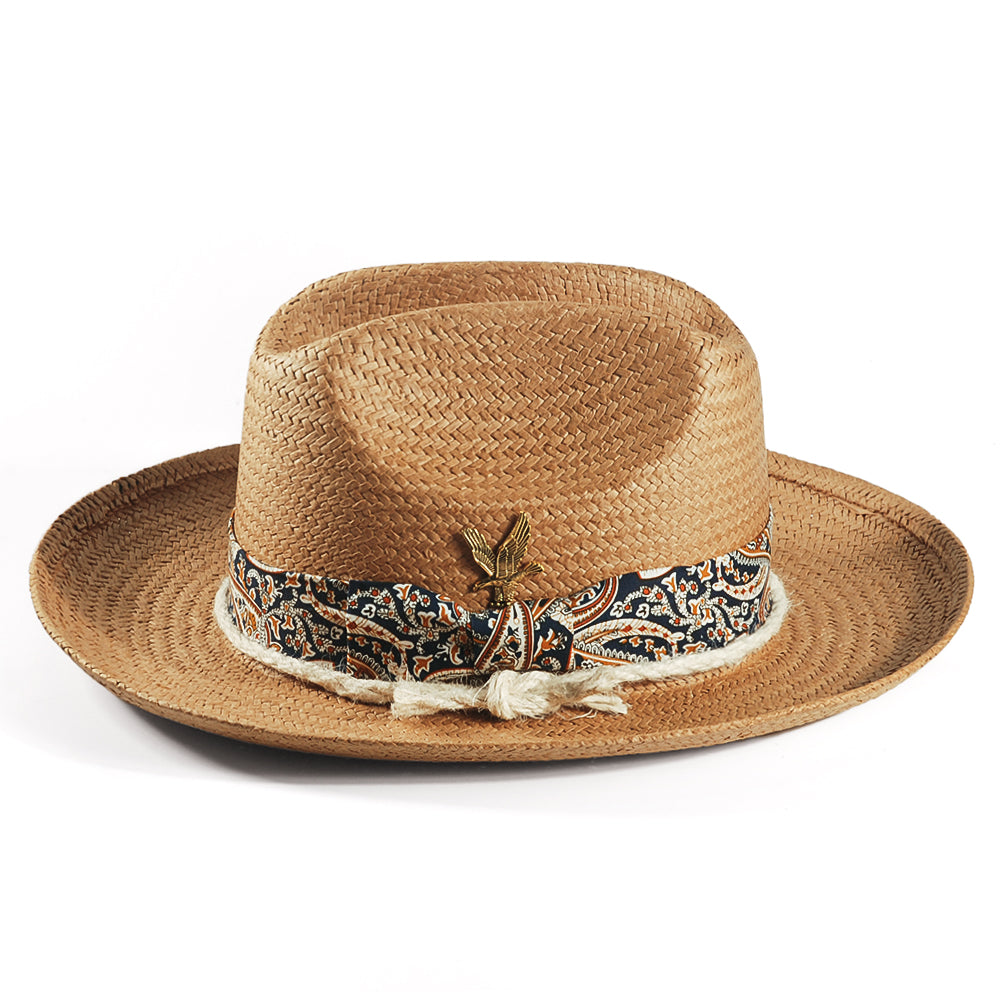 Miller Ranch Fedora Hat - Patriotic Straw(Includes All The Accessories ...