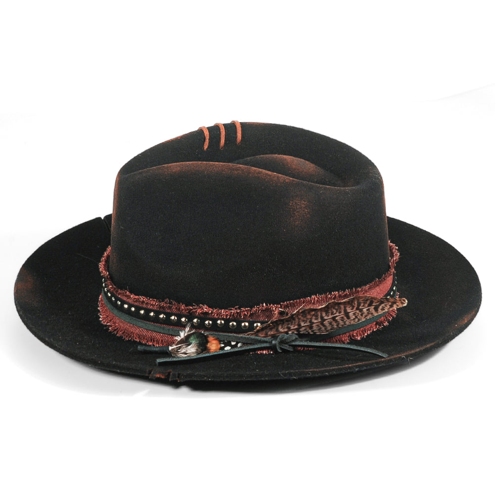 Vintage Fedora Felt(Includes All The Accessories)