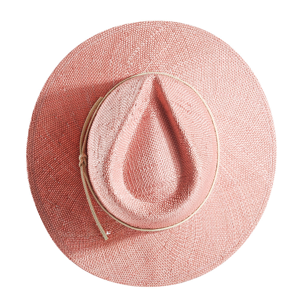 Handcrafted Sisal Hemp Straw Hat-Pink