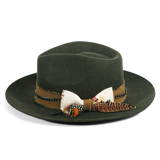 Fedora Hat(Includes All The Accessories)