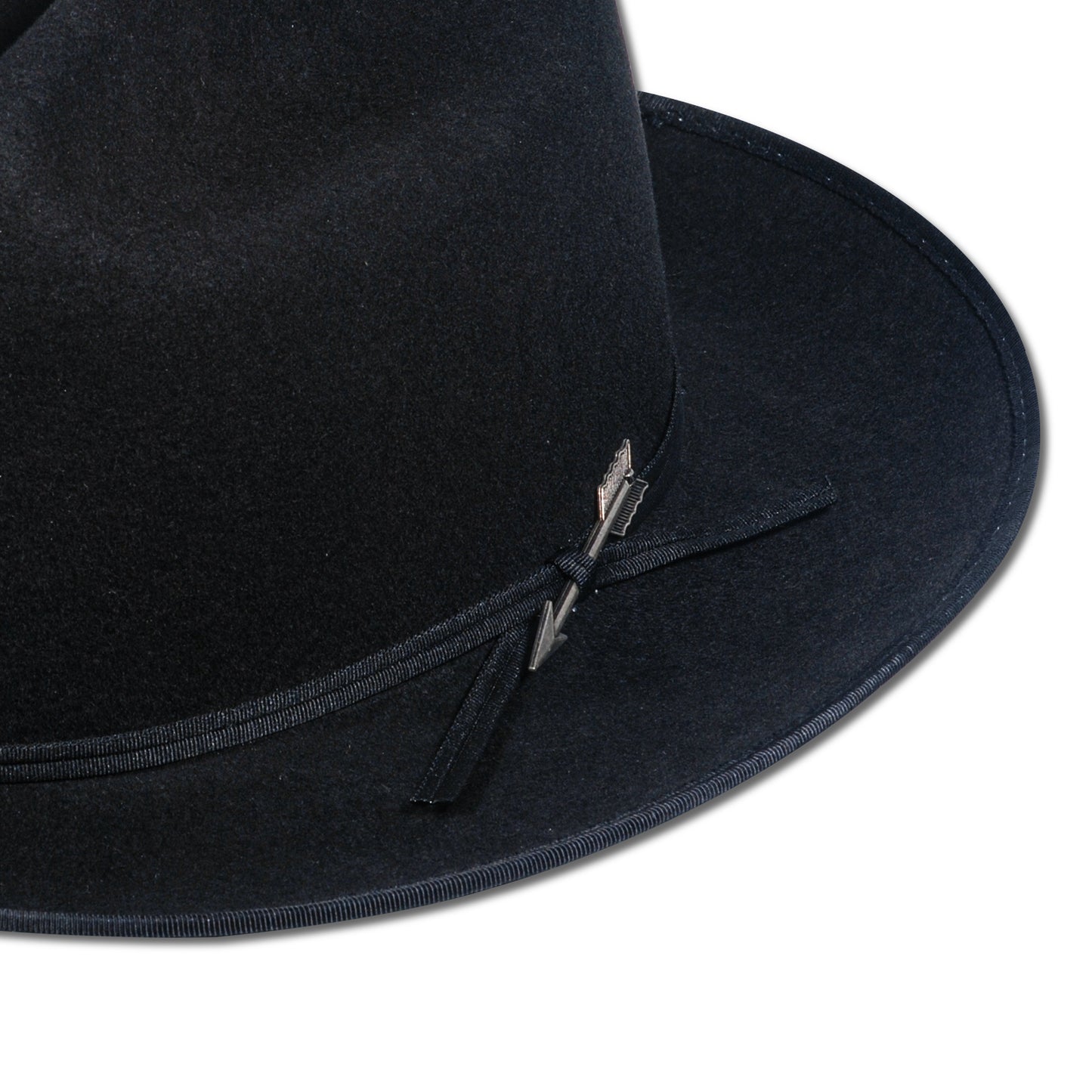 Open Road Felt Hat-Black