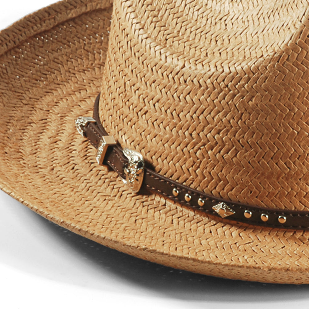 Miller Ranch Fedora Hat - Patriotic Straw(Includes All The Accessories)