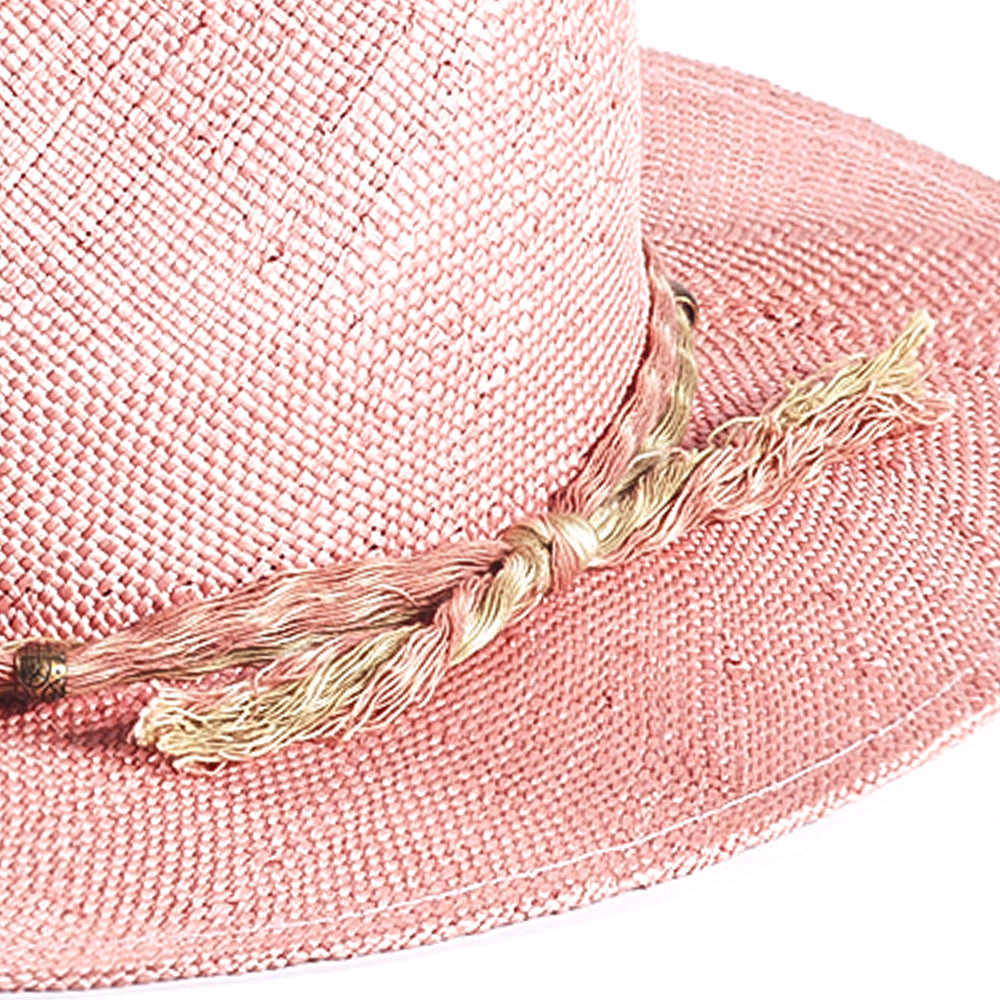 Handcrafted Sisal Hemp Straw Hat-Pink