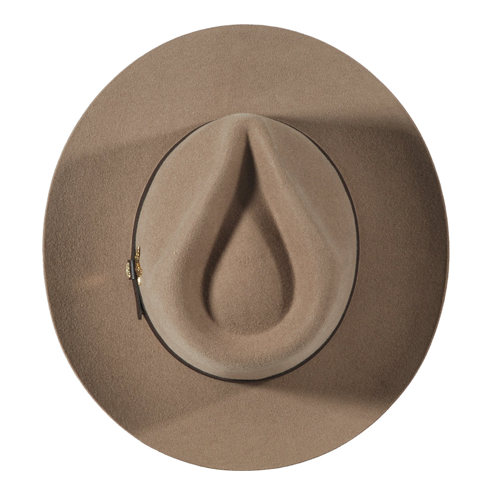 Fedora Felt Hat-Khaki