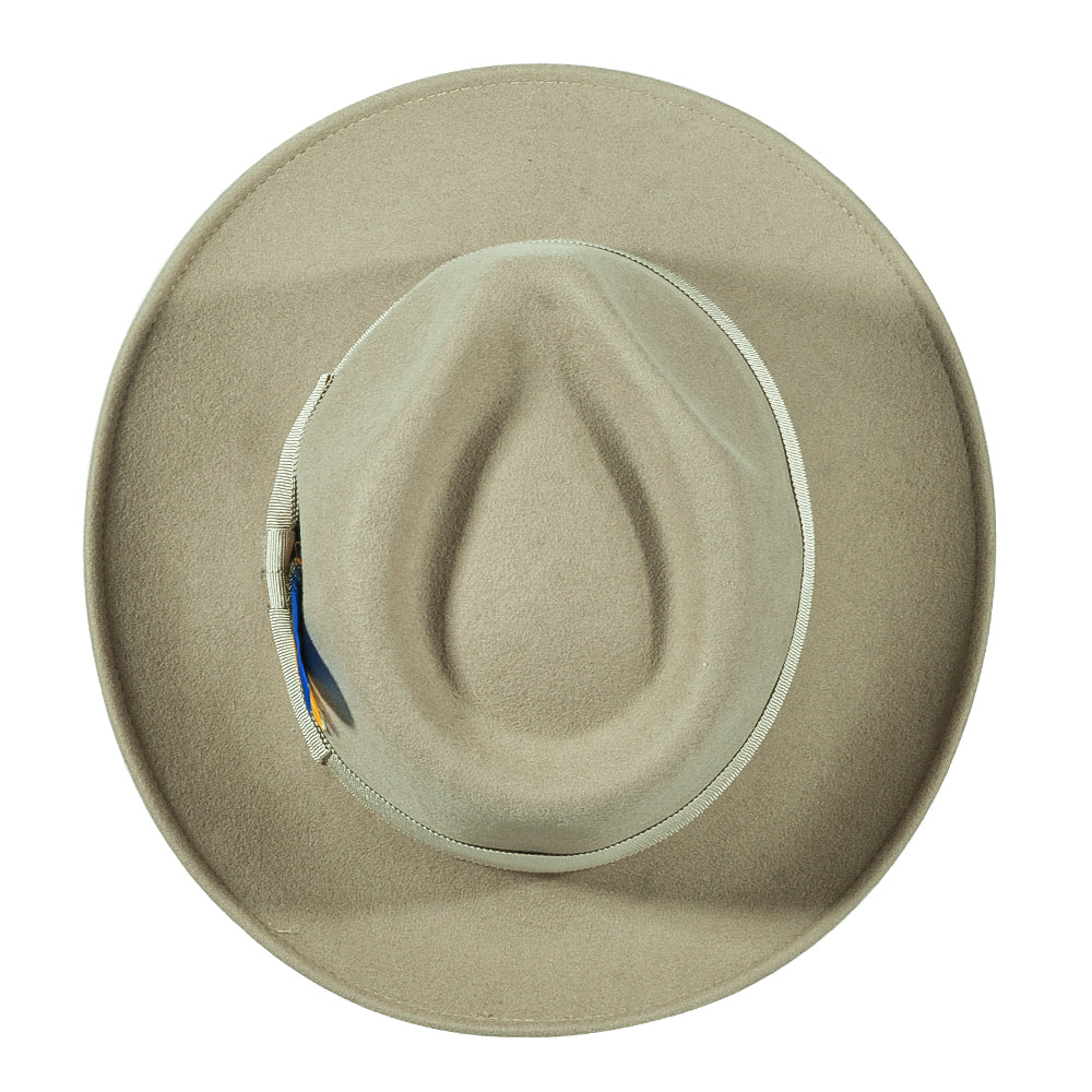 Fedora Felt-Grayish Green