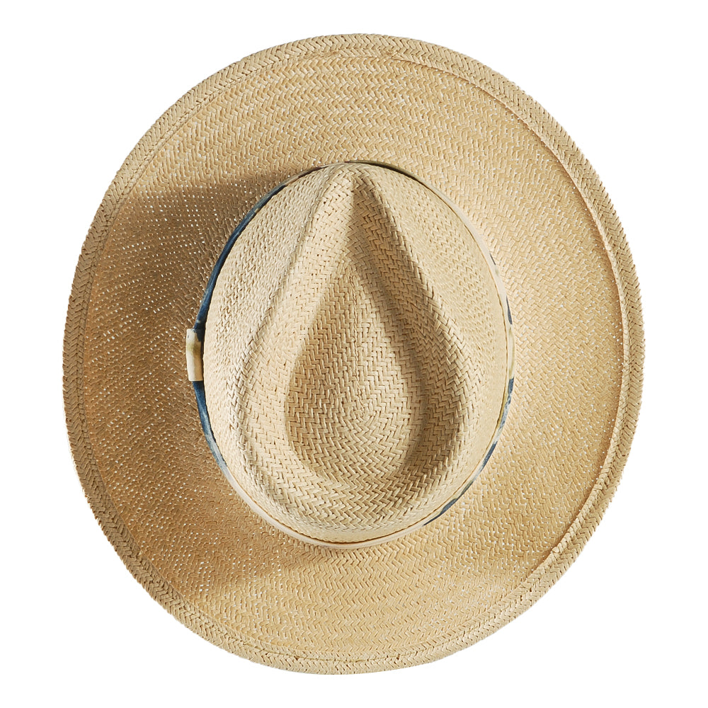 Geoffery Straw Fedora Hat – Natural