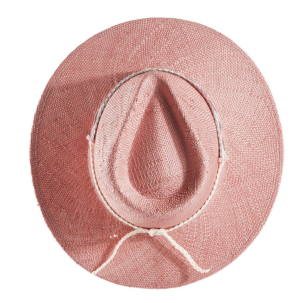 Fedora Straw Hat-Pink